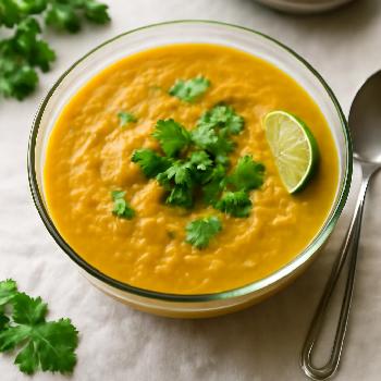 Slow Cooker Butternut Squash and Lentil Soup