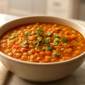 Slow Cooker Moroccan Lentil Soup