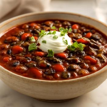 Smoky Black Bean Chili
