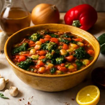 Spicy White Bean and Kale Stew